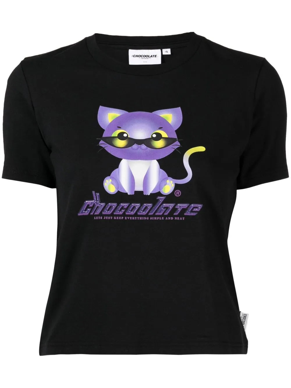 Logo Cat-Print T-Shirt