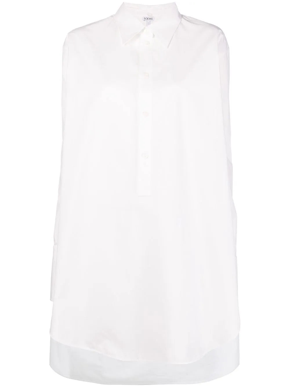 Poplin Long-Sleeved Shirt Dress