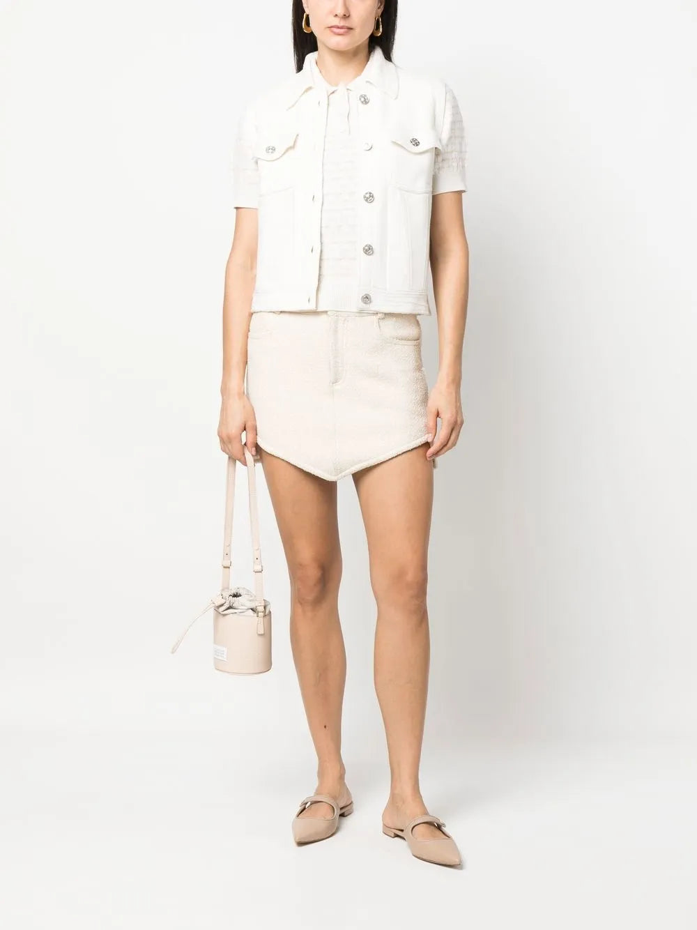 Knitted Sleeveless Jacket