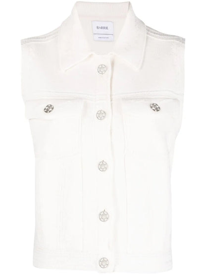 Knitted Sleeveless Jacket