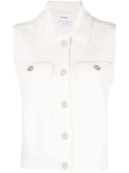 Knitted Sleeveless Jacket