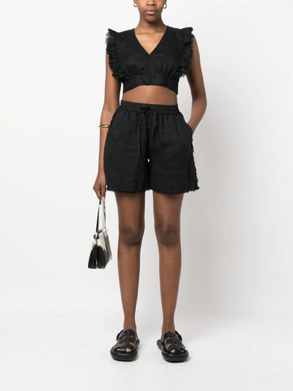 Back-Tie Cropped Top