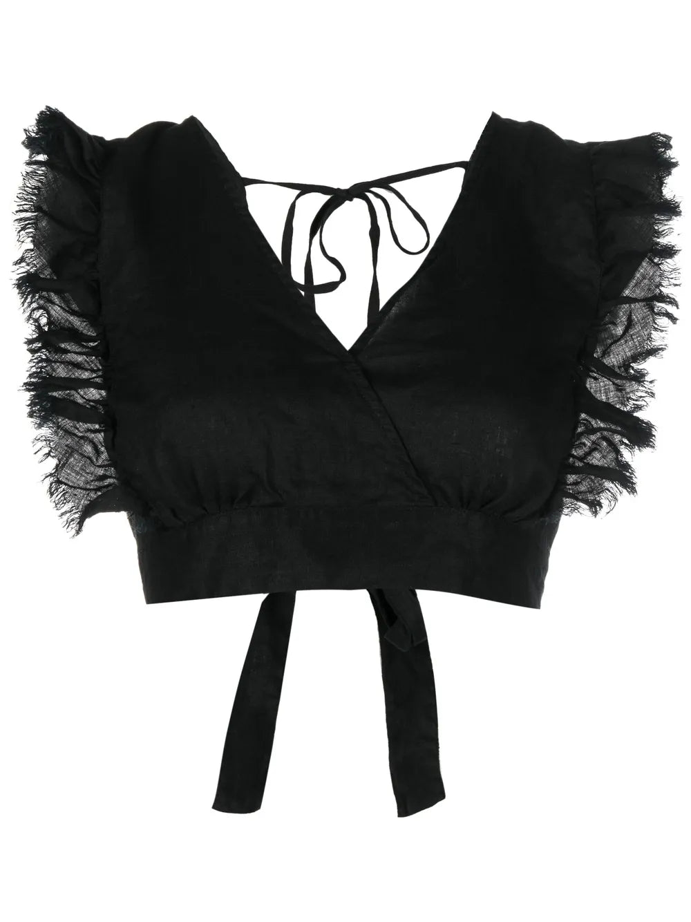 Back-Tie Cropped Top