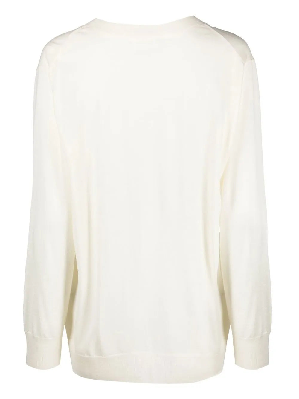 V-Neck Wool Knitted Top