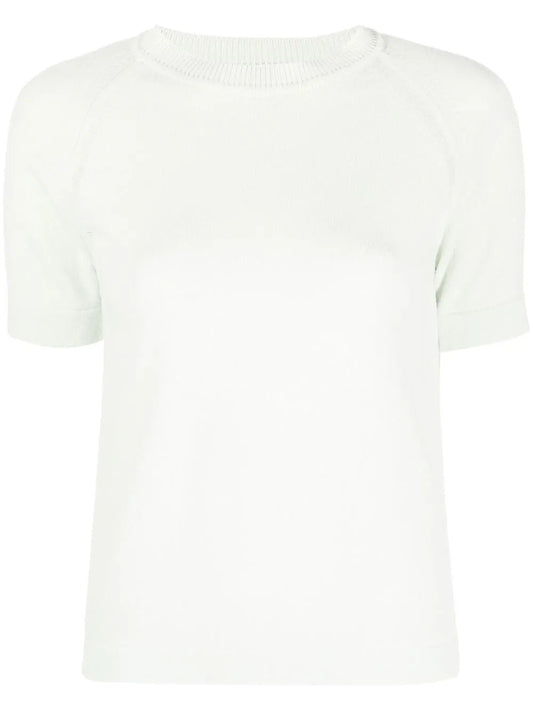 Short-Sleeved Cashmere Top