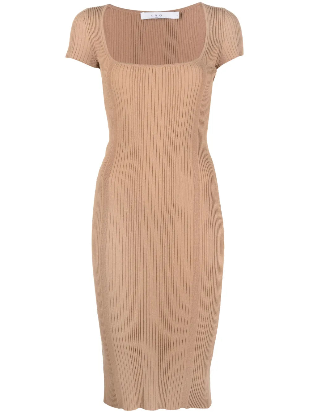 Phebo Square-Neck Knitted Dress