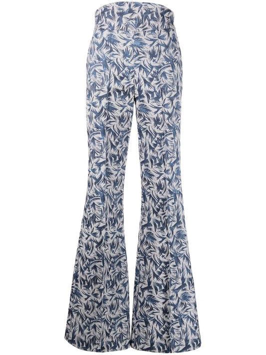Rhytm High-Waisted Brocade Trousers