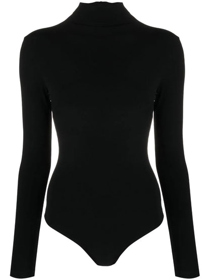 High-Neck Long-Sleeved Bodysuit