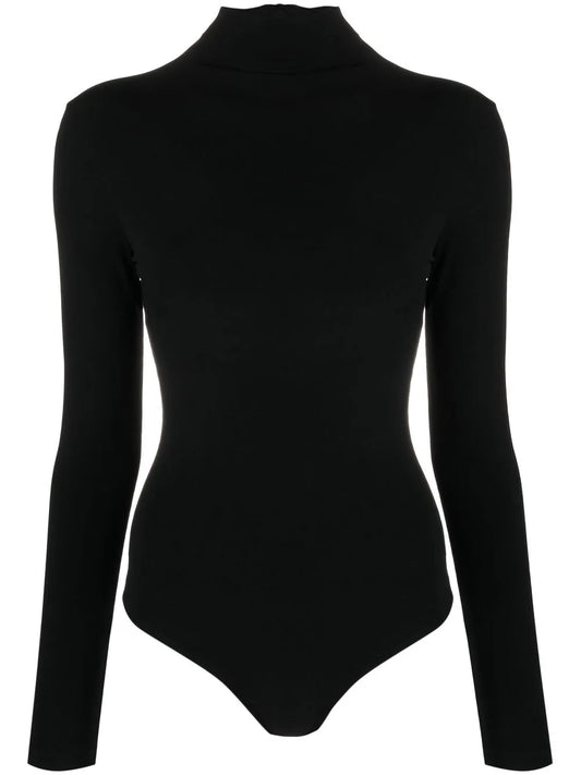 High-Neck Long-Sleeved Bodysuit