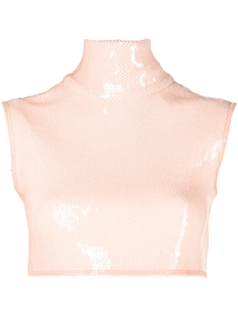 High-Neck Cropped Top
