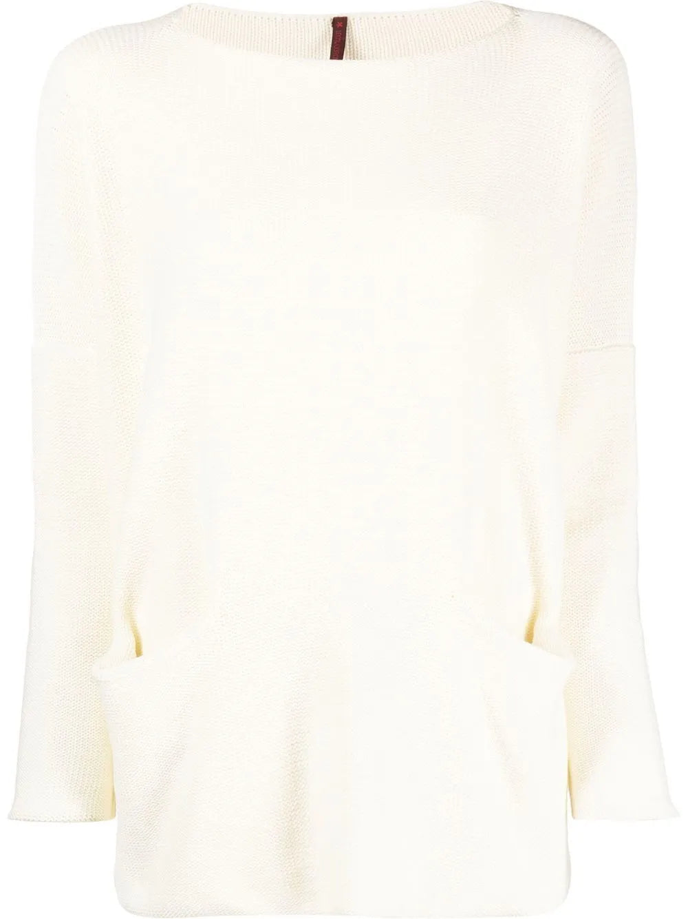 Open Pocket Boat Neck Jumper