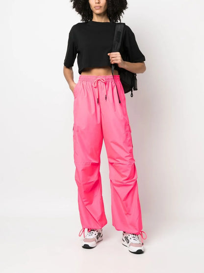 Wide-Leg Track Pants