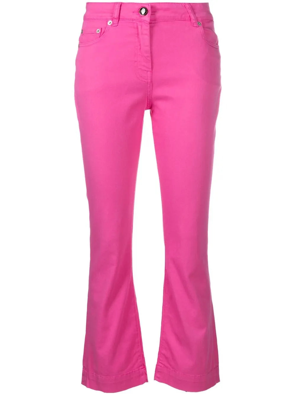 Straight-Leg Fitted Trousers