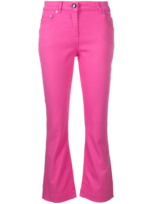Straight-Leg Fitted Trousers