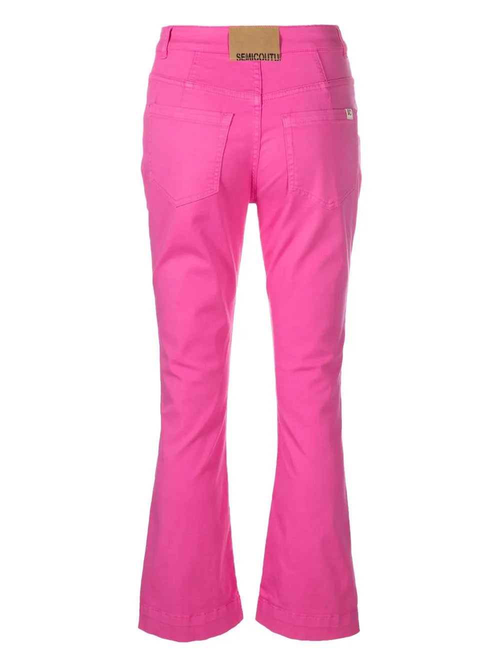Straight-Leg Fitted Trousers