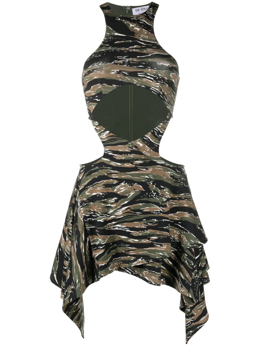 Magnolia Camouflage-Print Minidress