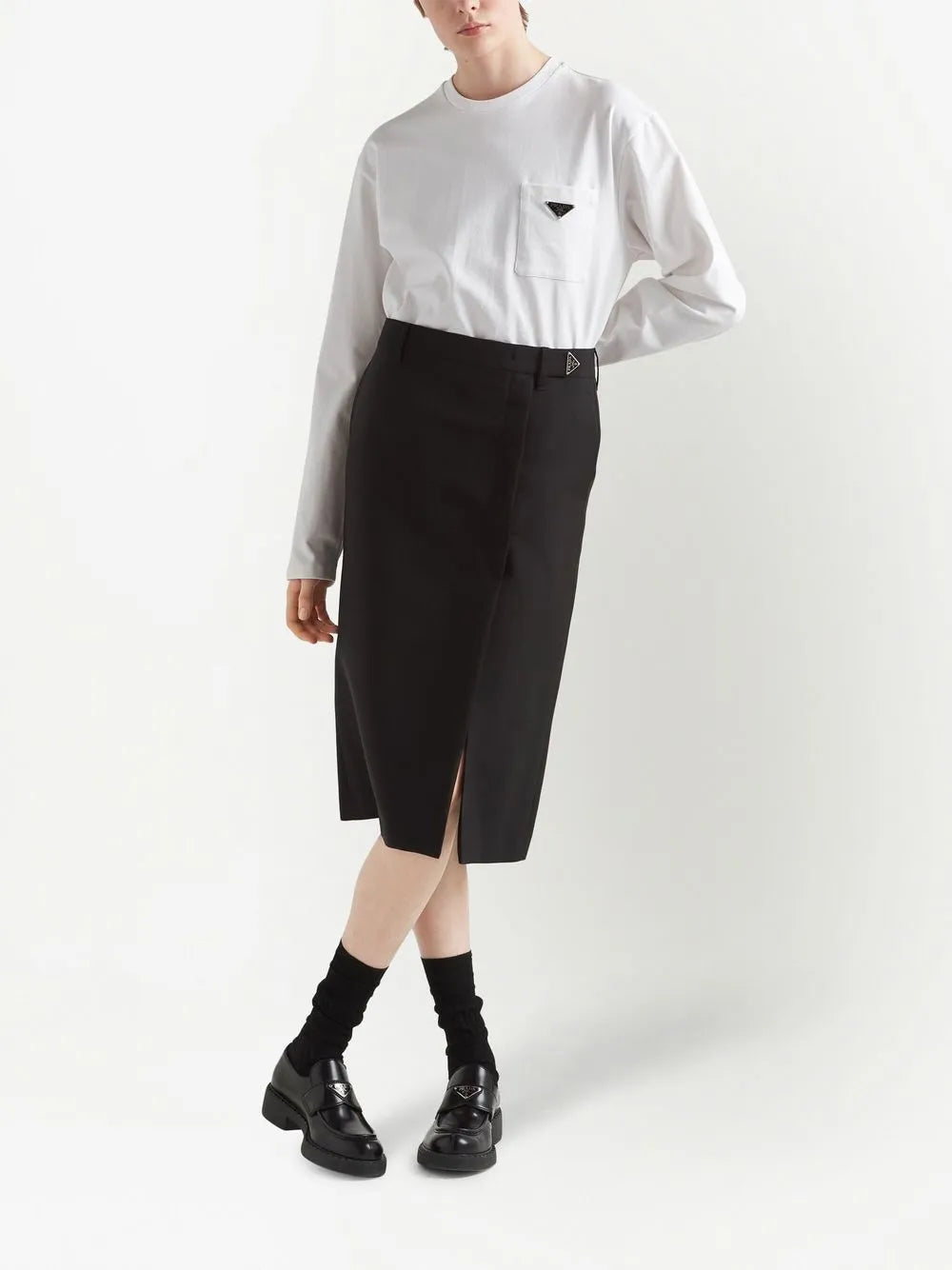 Triangle-Logo Jersey T-Shirt