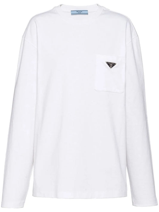 Triangle-Logo Jersey T-Shirt