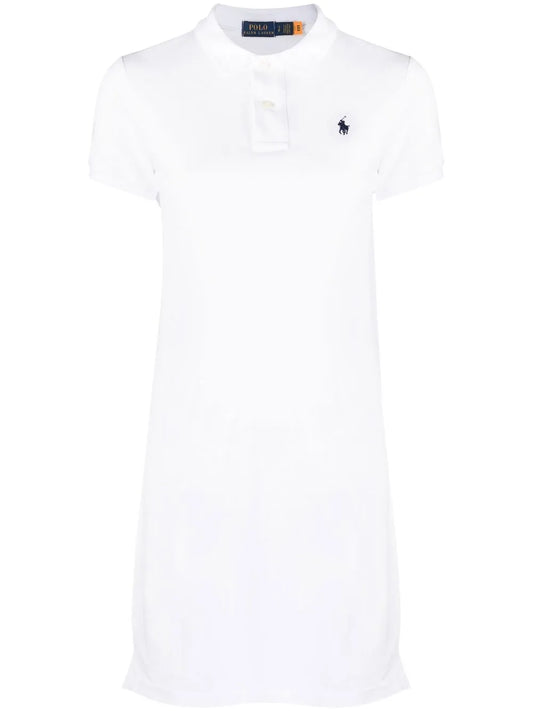Embroidered-Pony Polo Dress