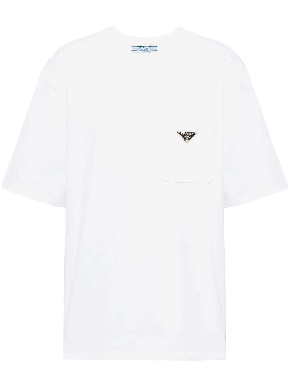 Triangle-Logo Cotton T-Shirt