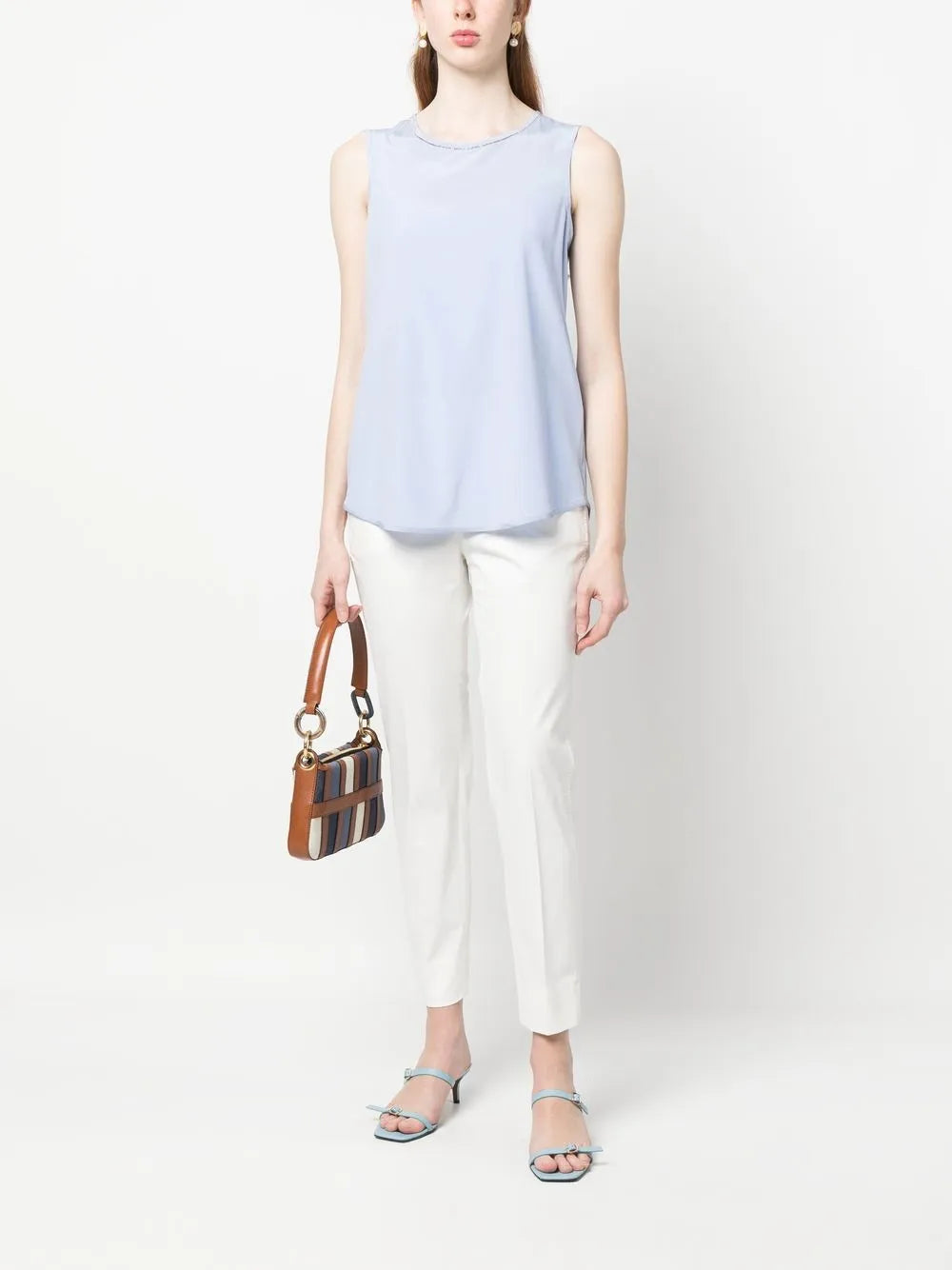 High-Waist Tailored Trousers