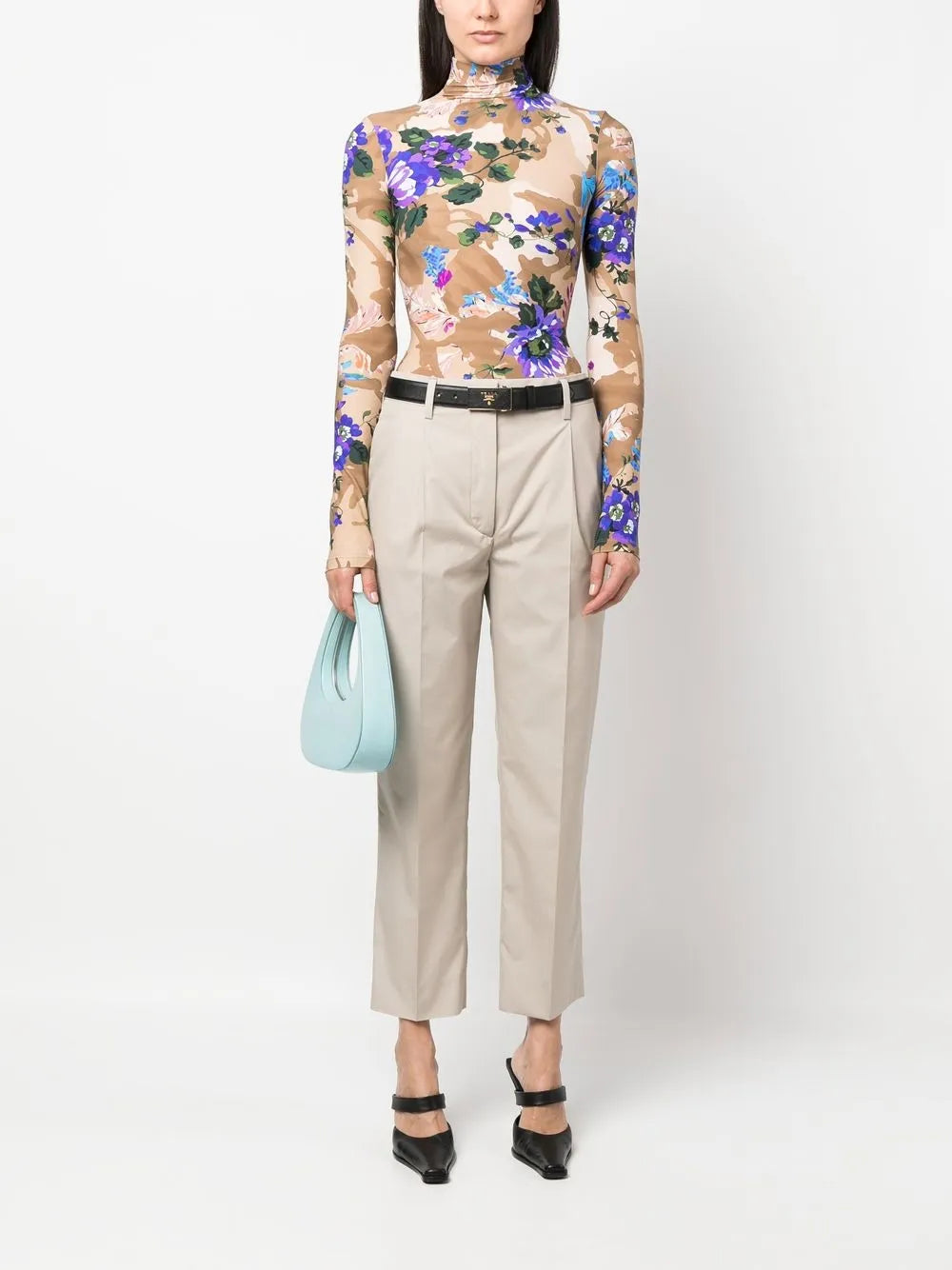 Cropped Tailored Trousers