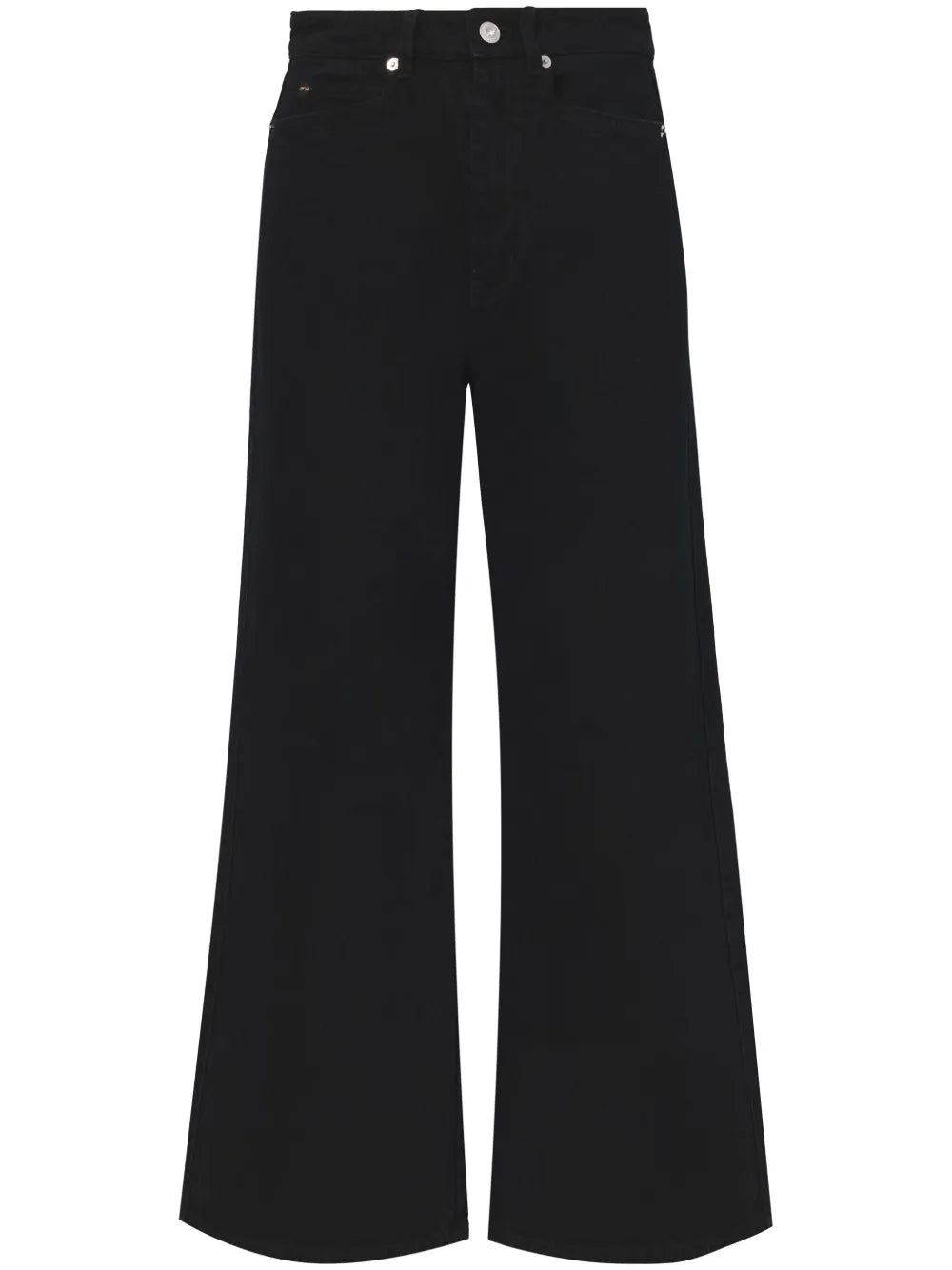 Logo-Patch Cropped Jeans