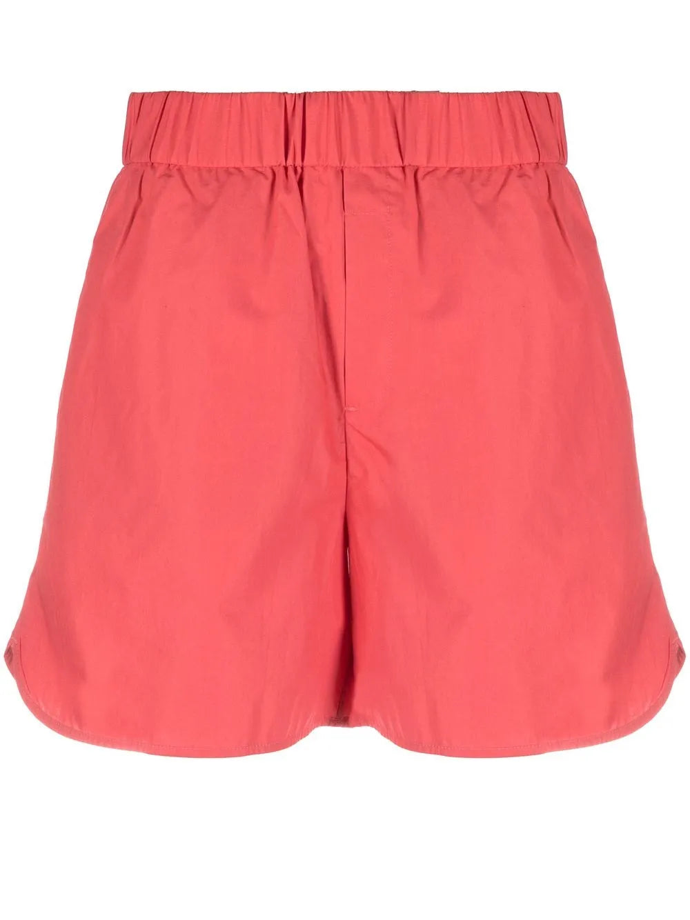 Elasticated-Waistband Plain Shorts