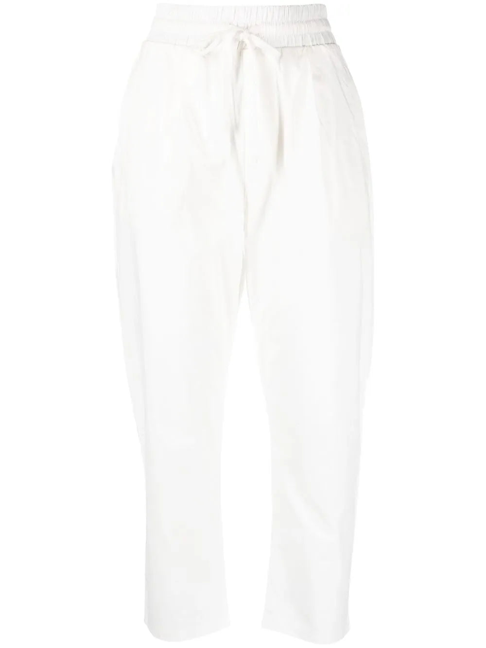 Drawstring Cropped Trousers