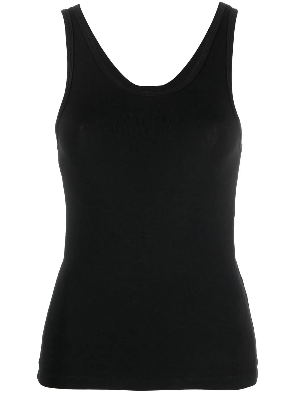 Contrast-Stitching Sleeveless Top