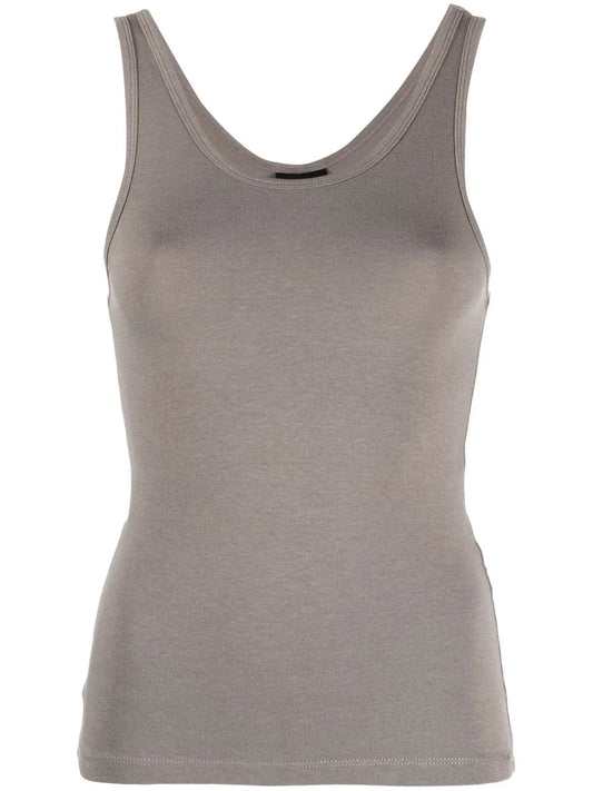 Contrast-Stitching Top