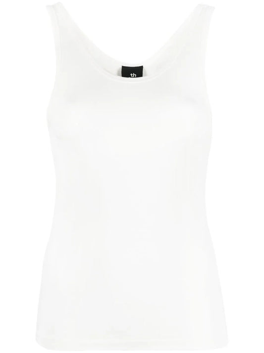 Scoop- Neck Sleeveless Top