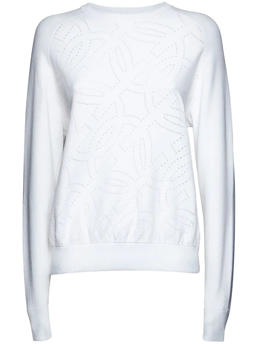 Perforated Crew Neck Jumper