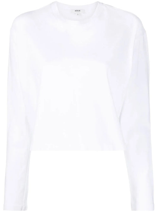 Long-Sleeve Crop Top