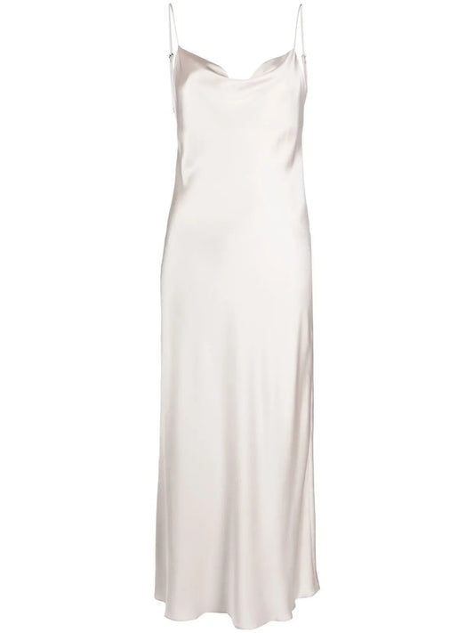 Silk Midi Dress