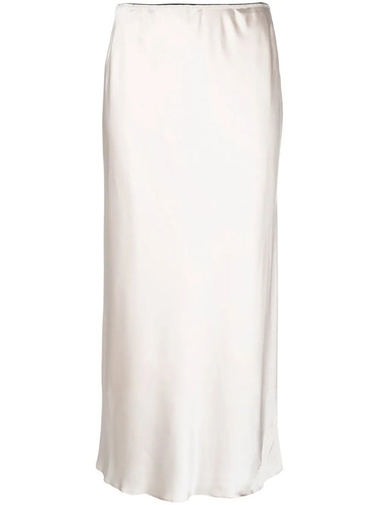 Silk Midi Skirt