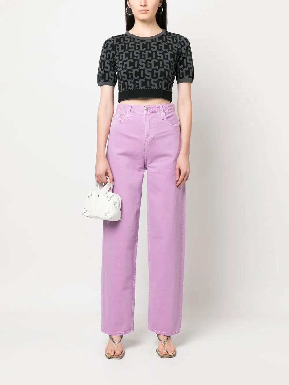 Matilda Monogram Cropped Top