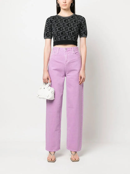 Matilda Monogram Cropped Top