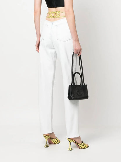Bling Logo-Embellishment Jeans