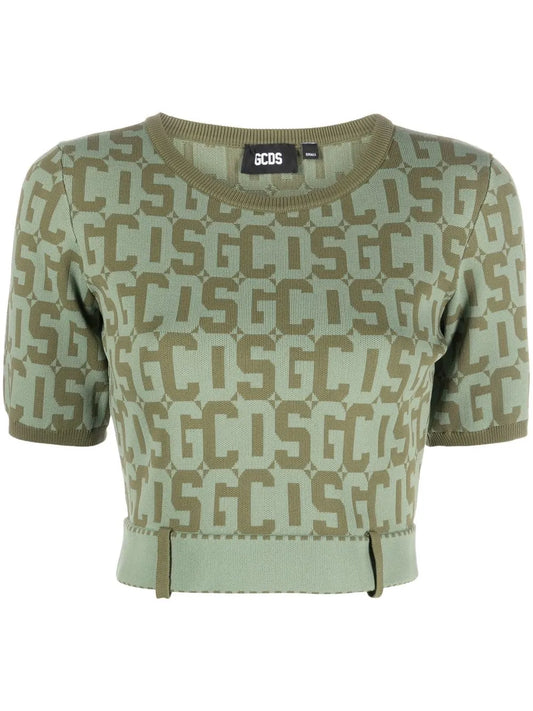 Matilda Monogram Cropped Top