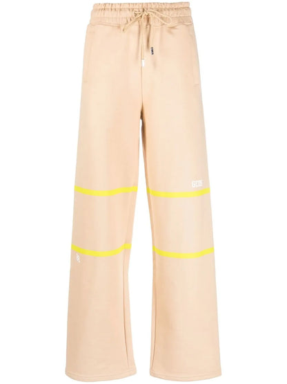 Stripe-Detail Cotton Sweatpants
