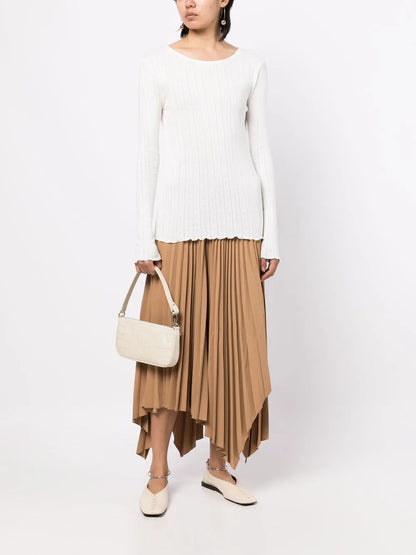 Edie Pointelle Long-Sleeved Tee