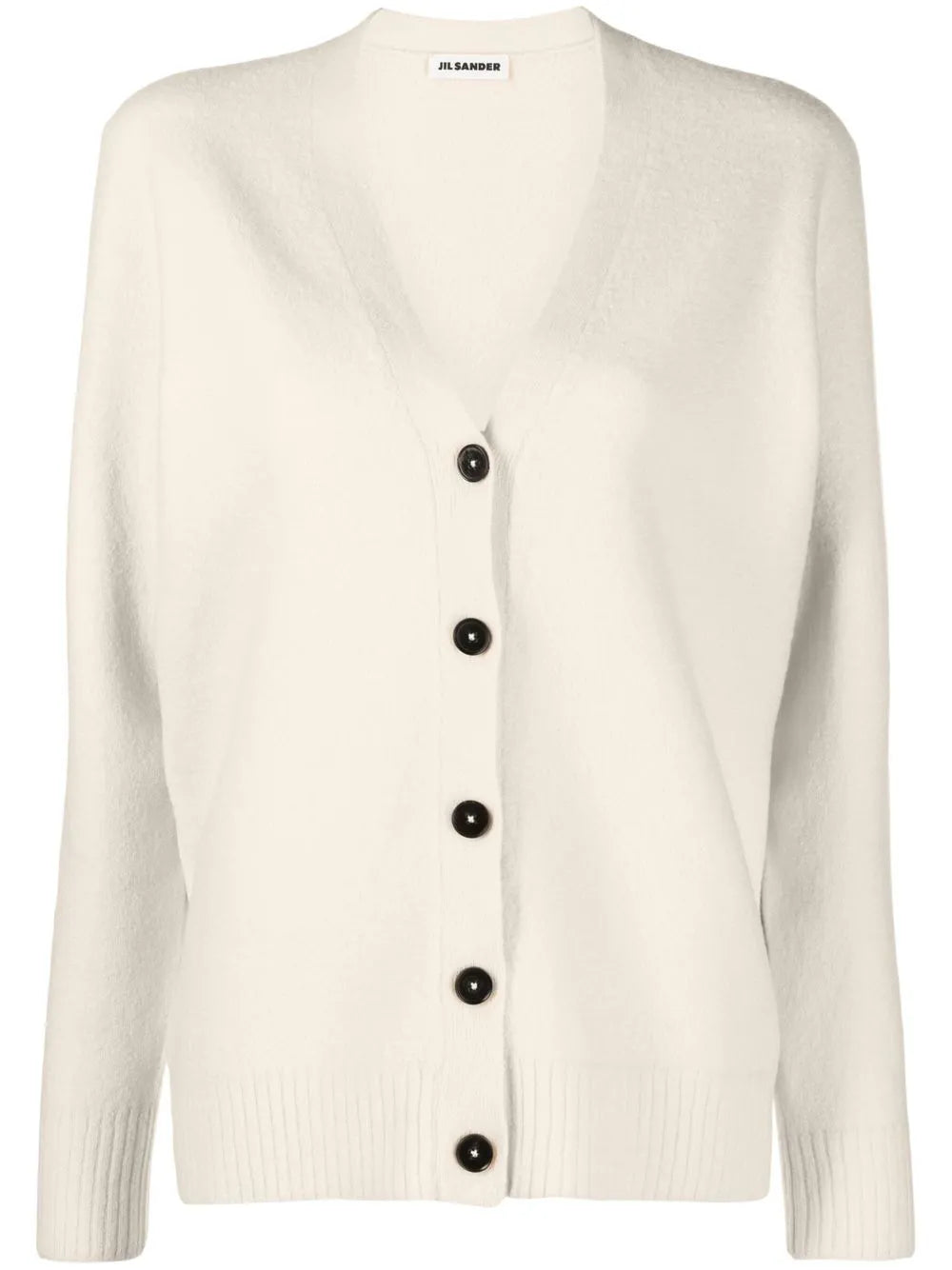 V-Neck Wool Cardigan