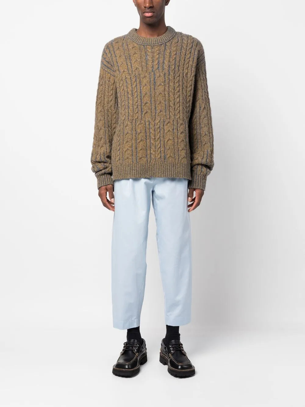 Straight-Leg Tailored Trousers