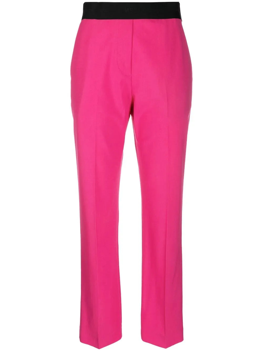 Contrast Waistband Trousers