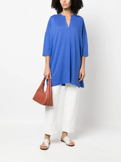 Three-Quarter Sleeve Tunic Top