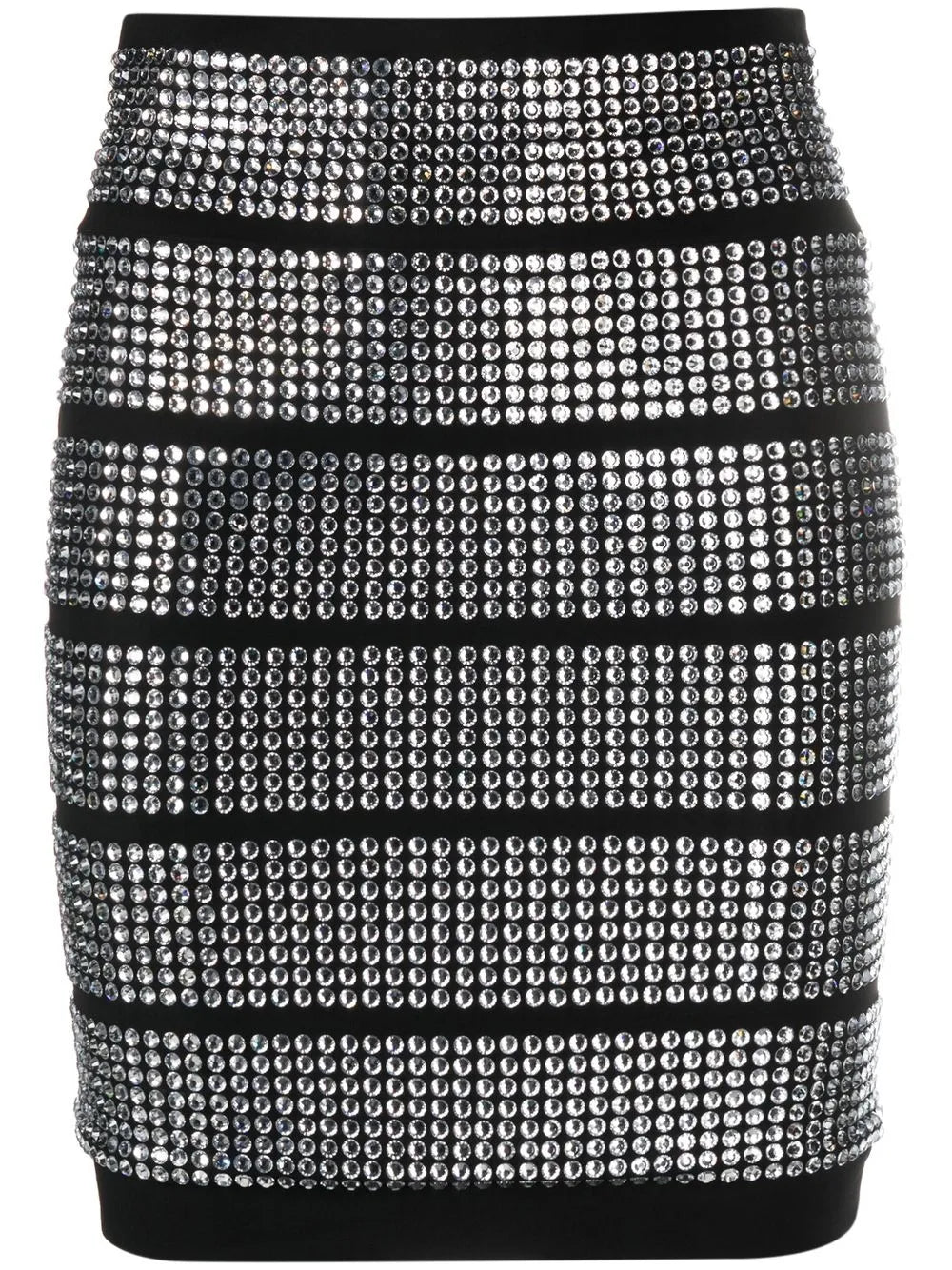 Crystal-Embellished Mini Skirt