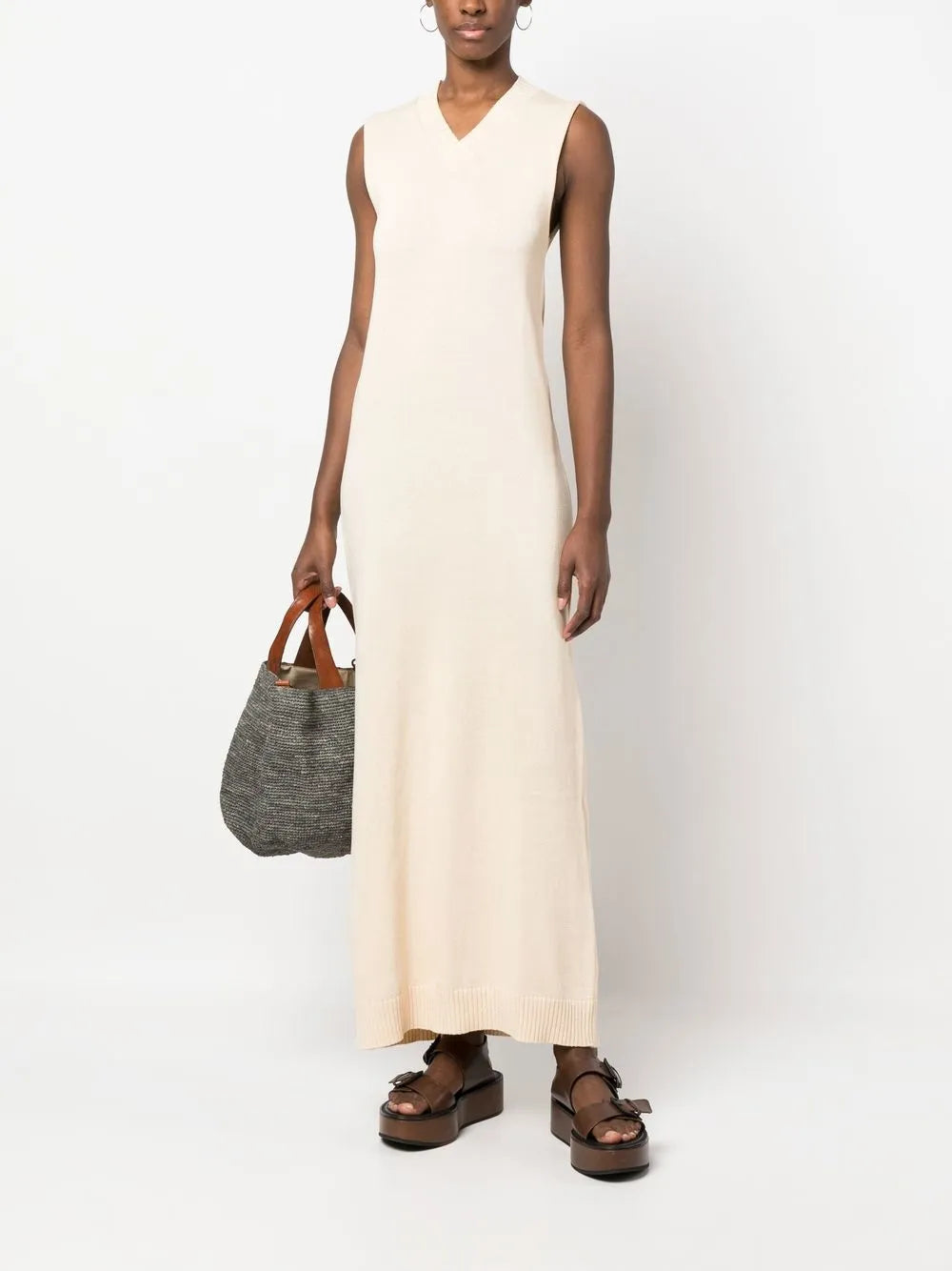 Sleeveless Knitted Dress