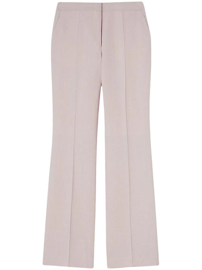 Pressed-Crease Tailored Trousers