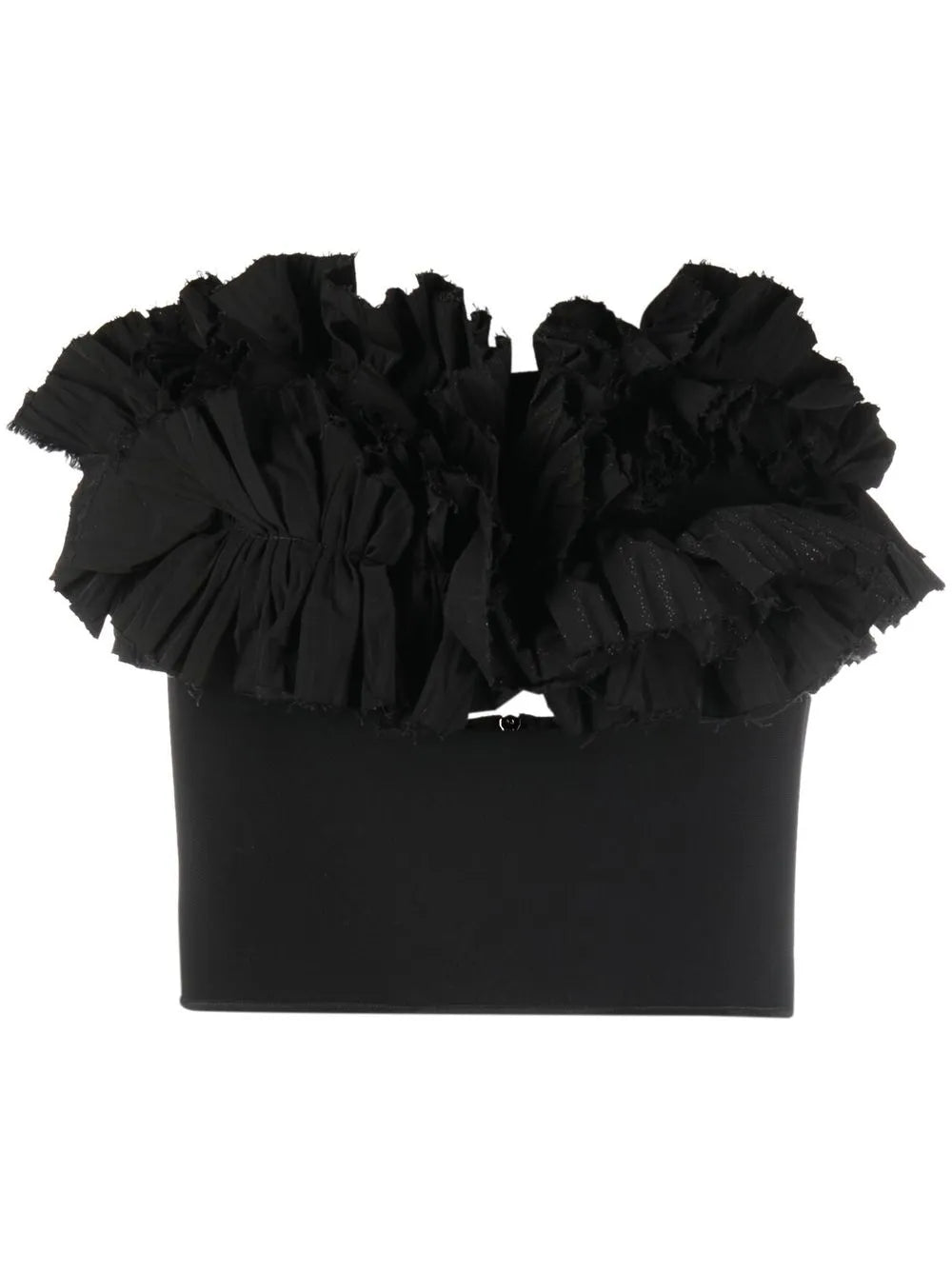 Ruffled Strapless Top
